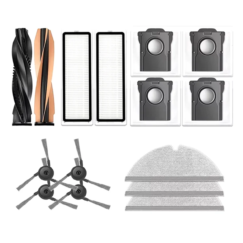 

Hot-For Dreame D20 Pro Plus / Dreame D20 Pro Vacuum Parts Main Side Brush Mop Cloth HEPA Filter Accessories