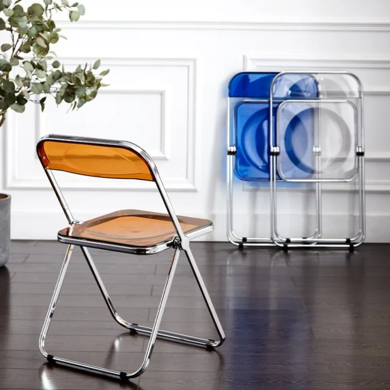 High-Back Plastic Garden Chairs Durable Foldable Stackable Waterproof Feature for Outdoor Events Parks Kitchen Villa Use