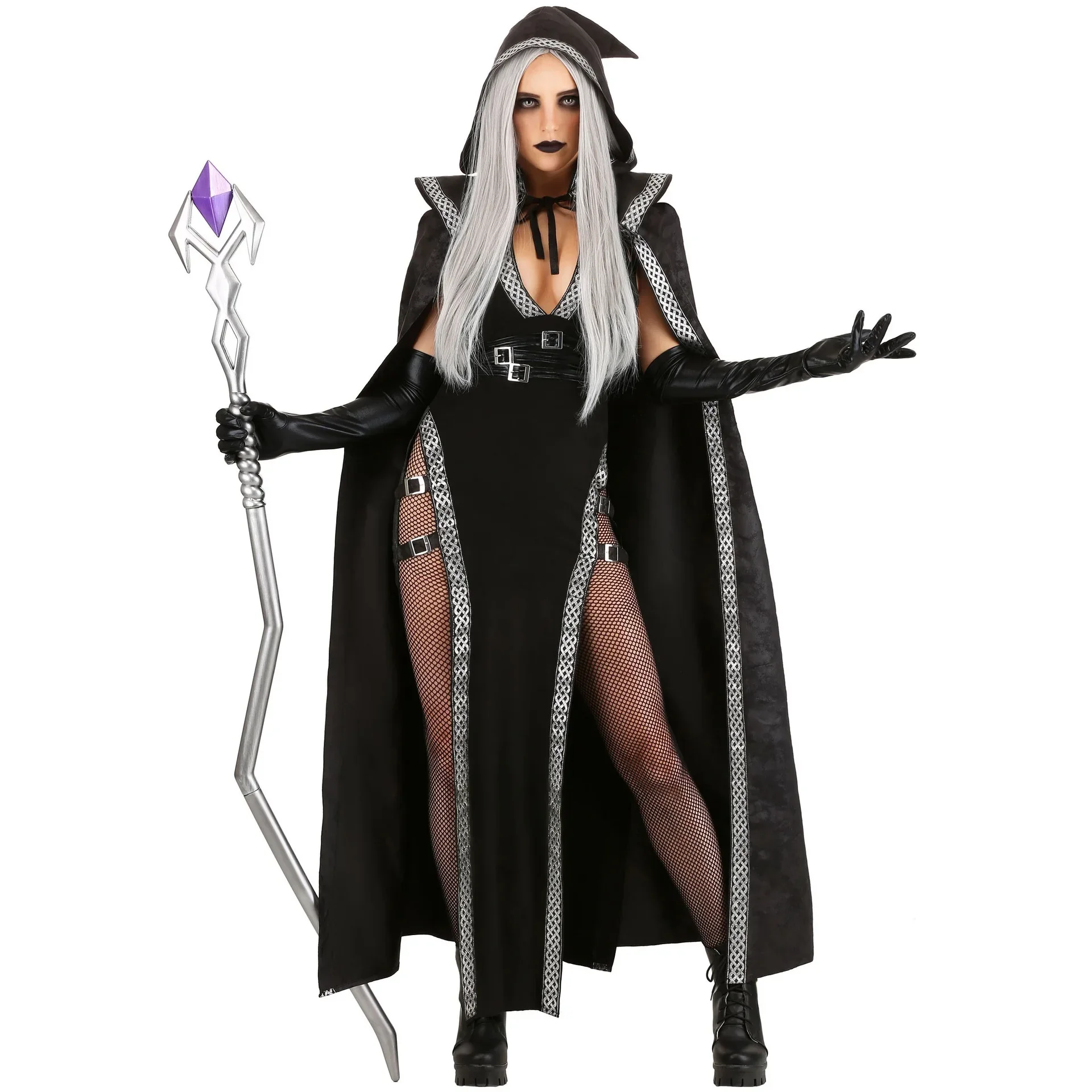 Halloween Women Cosplay Magic Witch Performance Costume