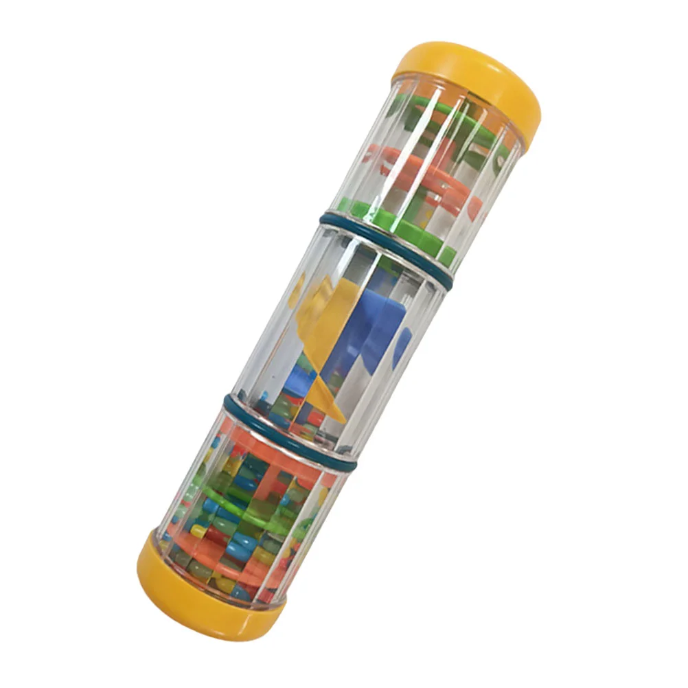 

Rain Sound Cylinder Teaching Aid Tool Cognitive Plaything Rainbow Musical Toys for Babies Children Funny