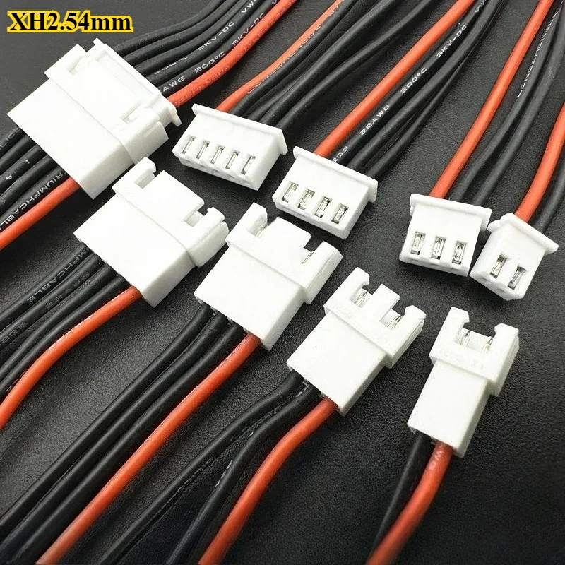 

20Pcs/lot JST-XH Cable Pitch 2.54mm Single Male/Female 2P 3P 4P 5P 6P RC Lipo Battery Balancer Charger Plug Wire Connector 22AWG