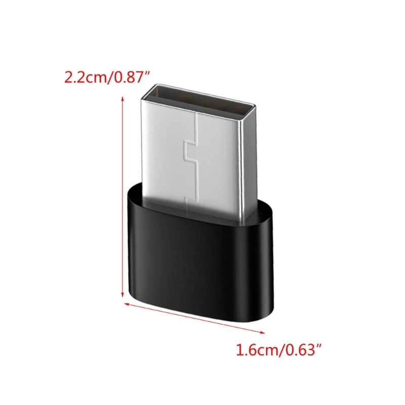 Bộ chuyển đổi USB sang Type C nhỏ gọn DX62 cho điện thoại Máy tính xách tay Máy tính bảng Bộ kết nối Bộ điều hợp