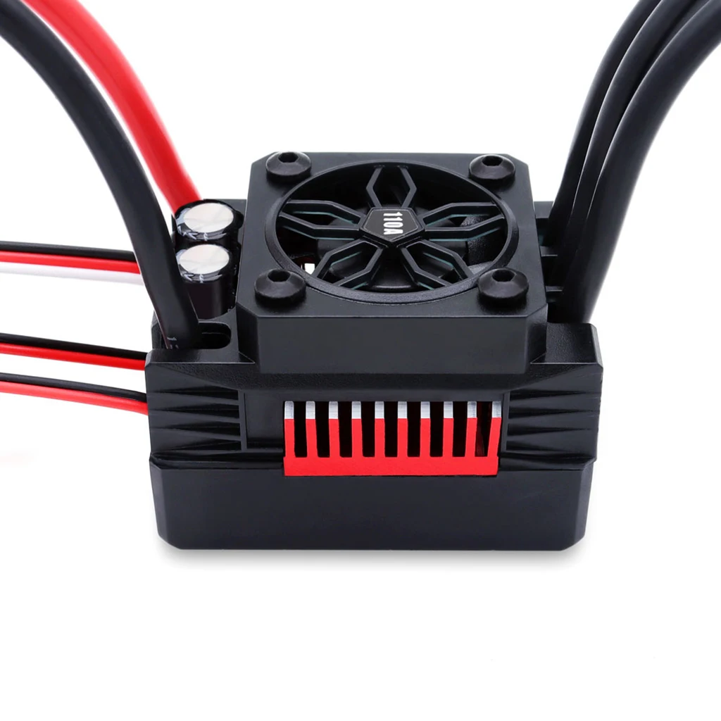 Ultrapasse Hobby-controlador de velocidade elétrico supersônico foguete, impermeável, 60A, 90A, 130A, 2-3S, ESC sem escova, 1/8, 1/10, 1/12 carro