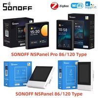 SONOFF NSPanel Pro Smart Home eWeLink Control Panel Smart Scene Wall Switch Home Automation Thermostat VIa Alexa Alice Google