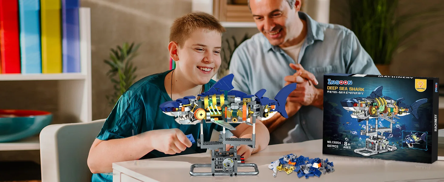 shark building block