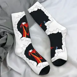 Mushu From Mulan He Did It Socks Casual Stockings Winter Anti Skid Adults Men Socks Medium Soft Graphic Cycling Socks