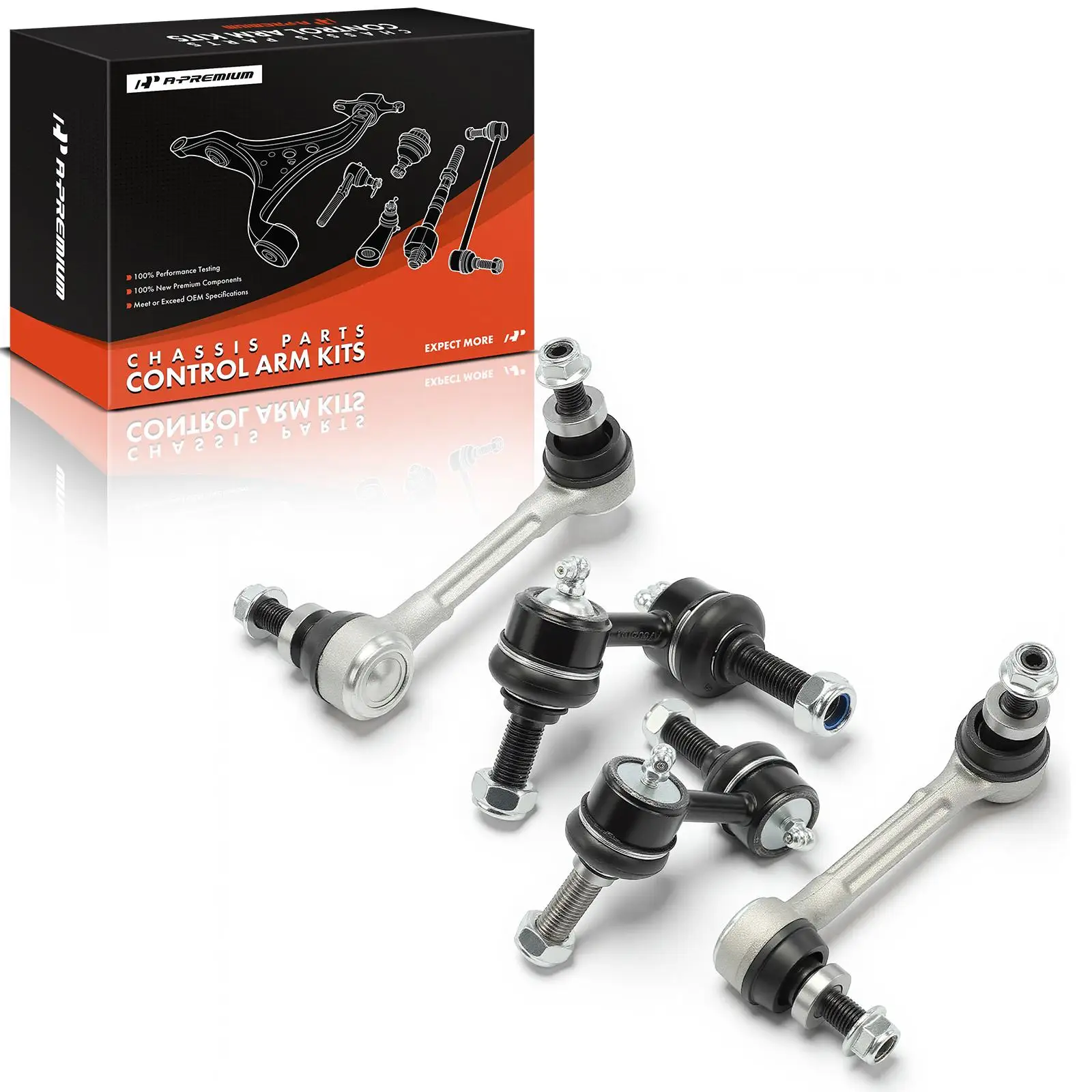 A-Premium 4x Front & Rear Stabilizer Bar Link for Infiniti QX50 2014-2017 Q60 2014-2015 G37 2009-2013 Q40 2015 EX35 2008-2012