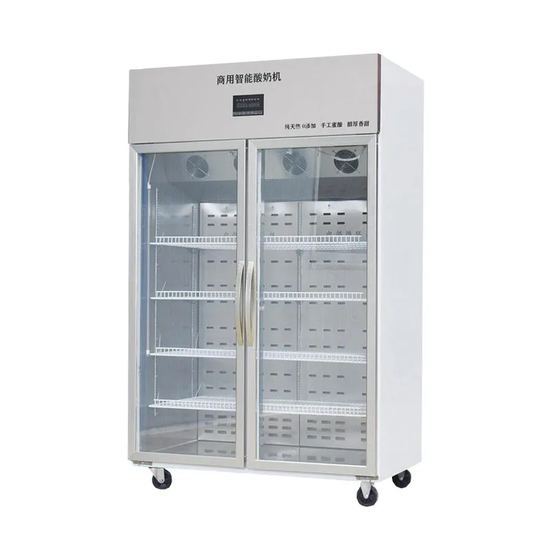 Commercial Double 1 2 Door Yogurt Fermentation Cabinet Machine Intelligent Yoghurt Making Processing Machines