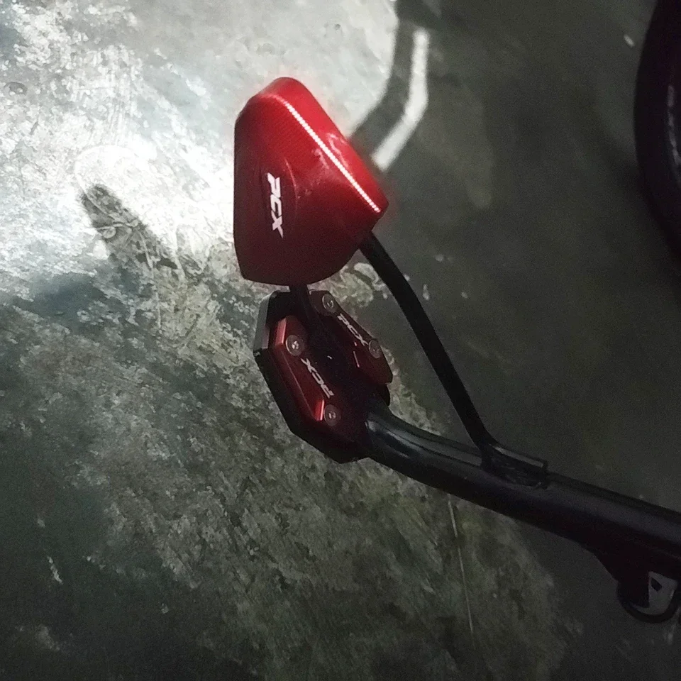 Motorcycle CNC Foot Side Stand Extension Pad Kickstand Kick Stand Plate New For Honda ADV150/160 PCX125/160/150 LOGO ADV