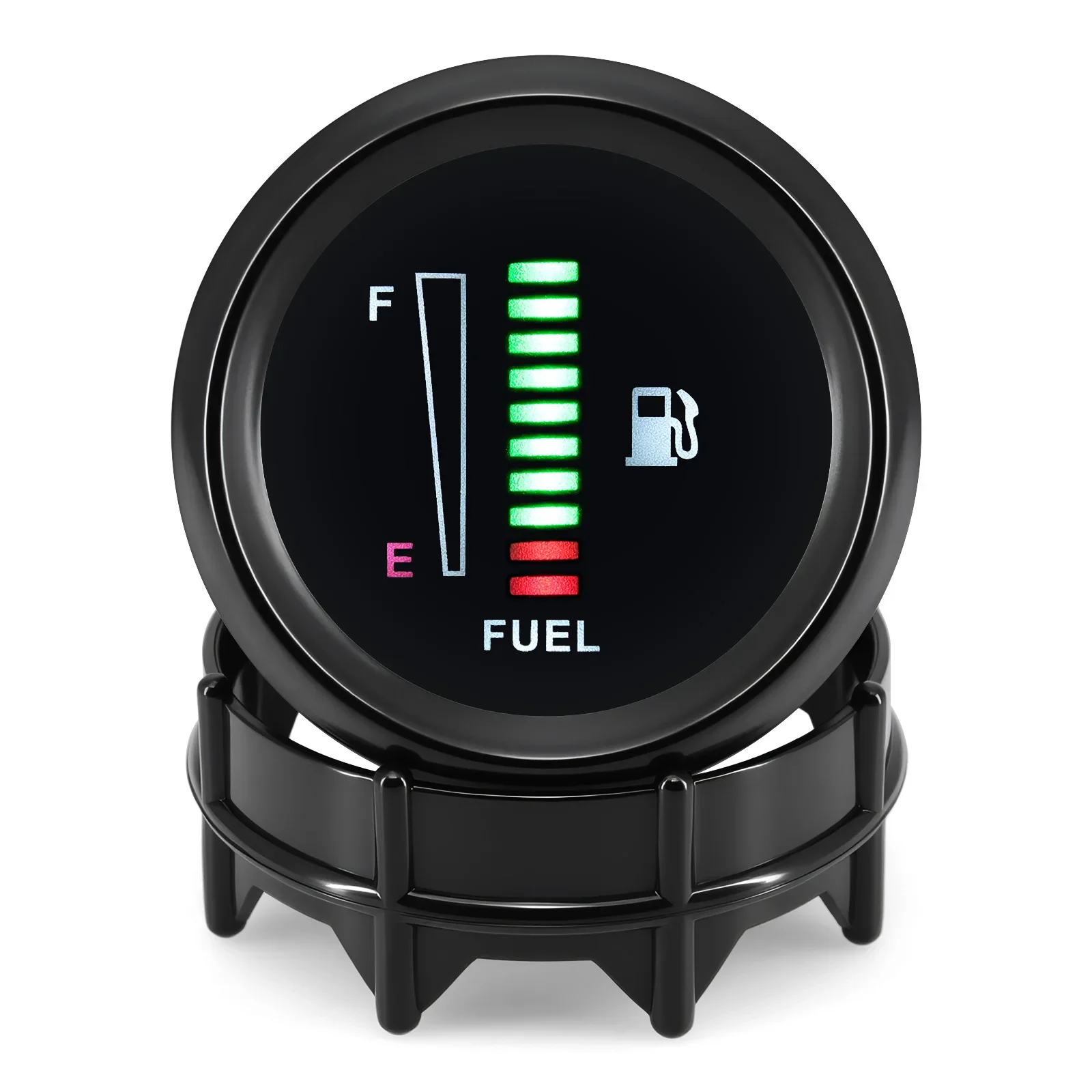 10 LED Auto- und Boot-Kraftstoffstandanzeige für 240-33ohm Kraftstoffstandsensor 52mm Ultra-Dünne Auto-Benzinanzeige Universelle Ölstandsanzeige 12V – Detail 6