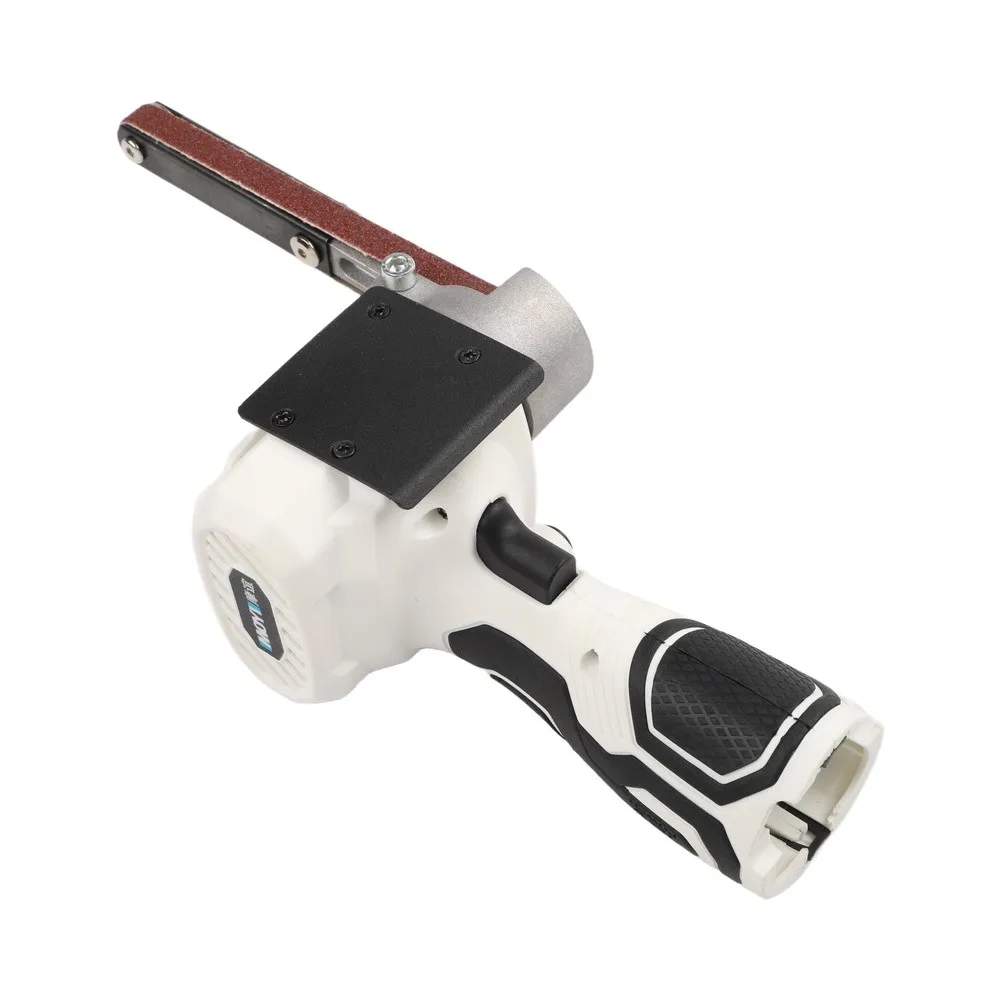 Handheld Cordless Belt Sander with Compact Factor for Detailed Sanding on Edges Contours and Hard-to-Reach Areas