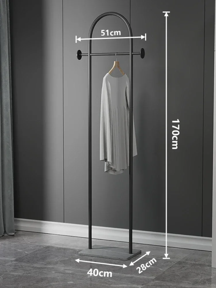 Light Luxury Coat Stand, Floor Clothing Rack, Creative Hallway Hanger, Household Simple Slate, Clothes Rack Organizer