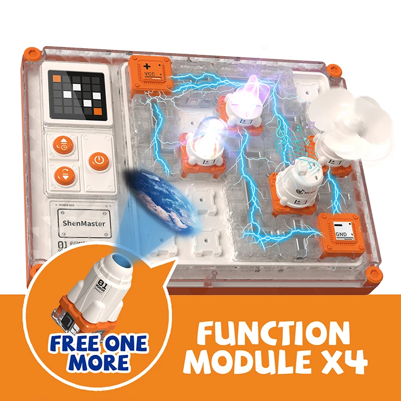 

Educational Science Experiment Puzzle Thinking Toy Circuit Maze Physics Building Block Assembly Technology Teaching Tool Toy