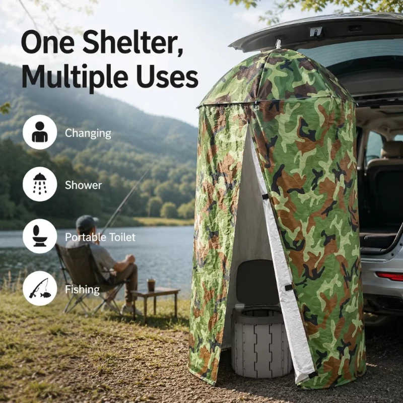 Manta de piquenique conversíve - Outdoor Camping Toilet Tent avaliação e preço