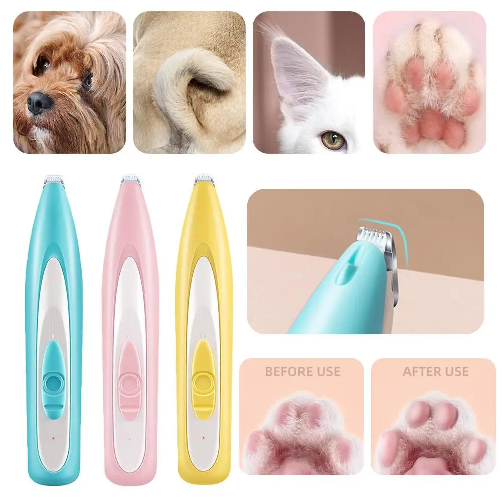 Pet Electric Pushing Scissors Cat Foot Shaver Special Dog Hair Shaver Fader Electric Mute Cat Claw Pedicure Artifact