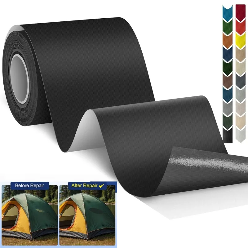 

7.6x200cm Self-Adhesive Nylon Repair Tape Waterproof Fabric Patch Repair Patch for Furniture Sunbrellas Couches Clothes Bags
