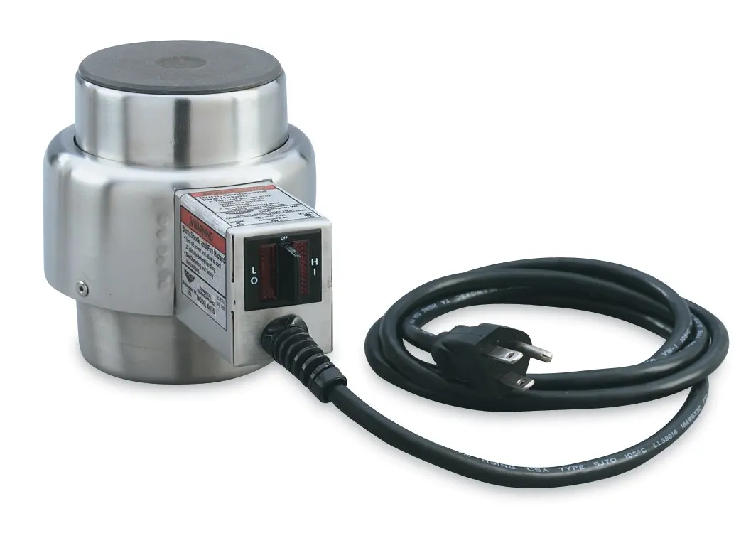 

Vollrath 46060 Universal Electric Chafer Heater with Two Power Settings, Spring-Loaded Element, Fits Standard Fuel Cup Openings,