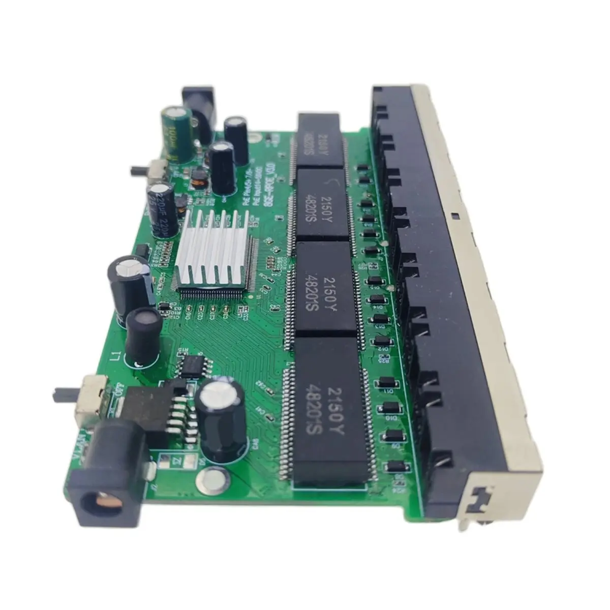 a20z-rpoe-イーサネットスイッチ-10-100m-8-ポートリバース-poe-スイッチ-pcba-ネットワークボード通信ボードモジュール