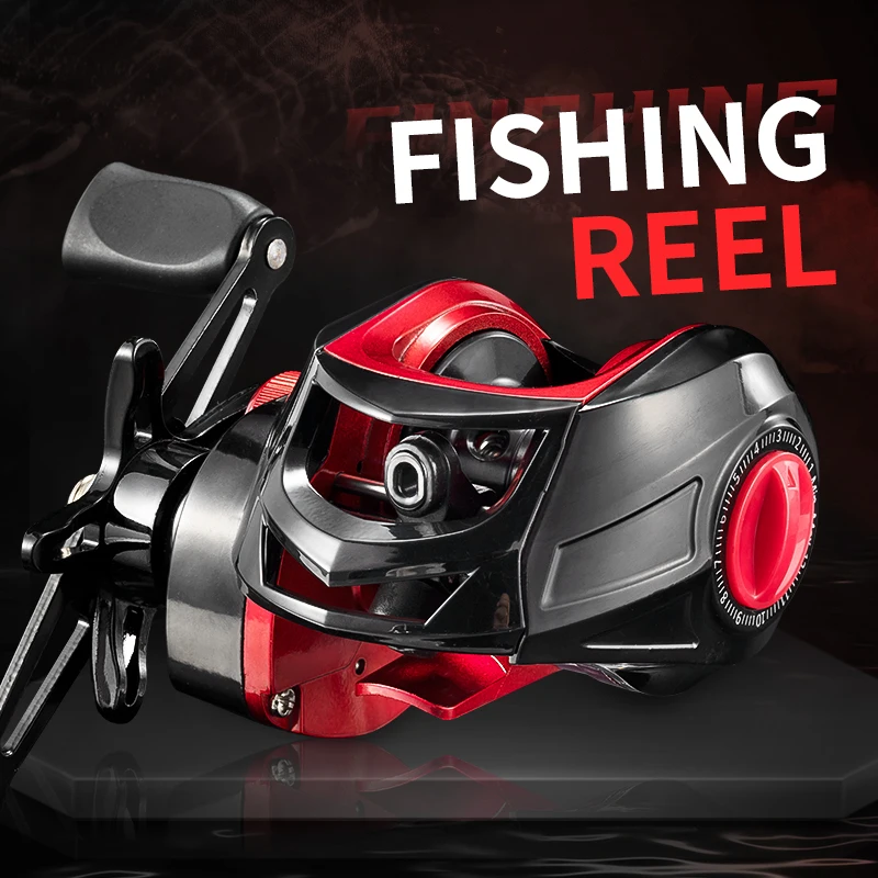 Rooblinos BR Baitcasting Fishing Reels Max Drag 8kg Ultra Light Casting Reel Fishing Reel for Bass Pike Fishing Tackle