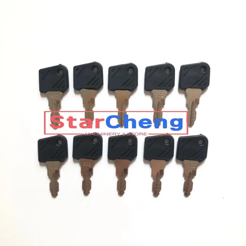 

for Linde Forklift - E16 - L12 10 Pcs 802 Ignition Key Excavator Accessories