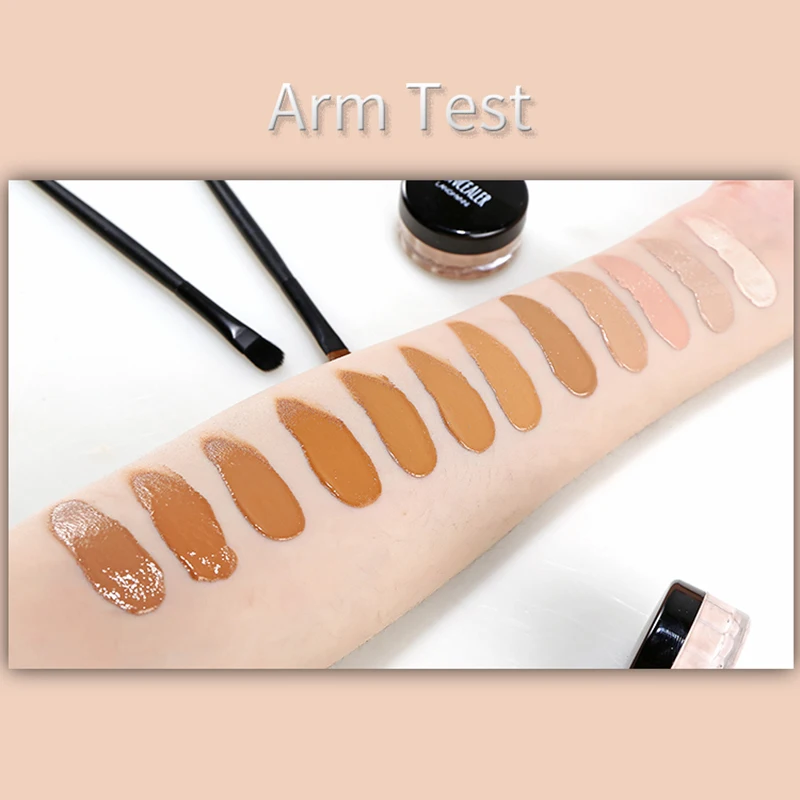 Fond de teint liquide anti-cernes pour femme, base de maquillage à haute couverture, hydratant, éclaircissant, longue durée, produits de maquillage féminins