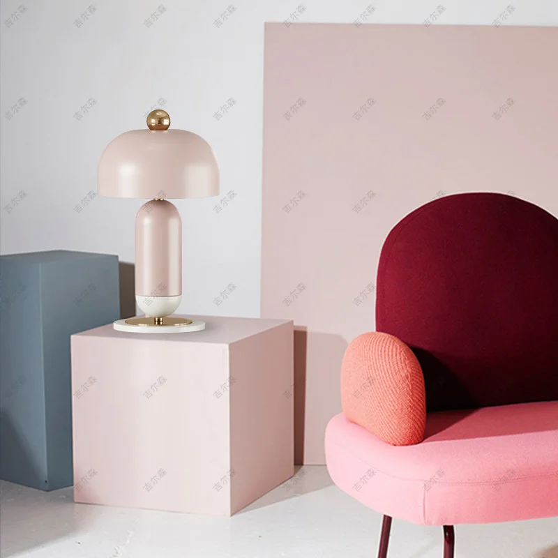 

Danish Bedroom Bedside LED Table Lamp Nordic Girl Decoration Warm Home Night Light