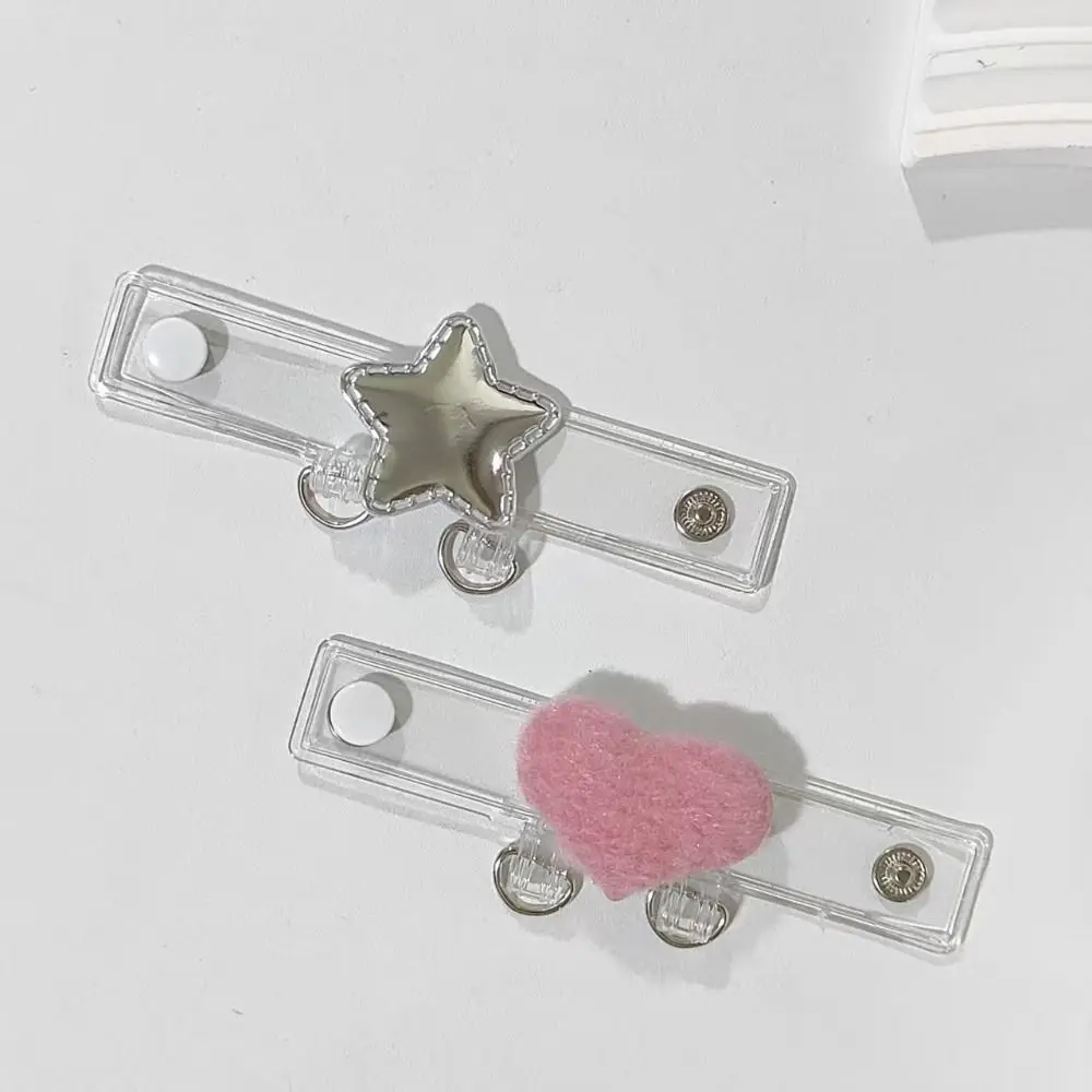 Lustige Herz-Taschenhängeschnalle, Wolkenflügel-Taschenverlängerungsschnalle, DIY Transparente Rucksack-Display-Schnalle, Freunde – Detail 5