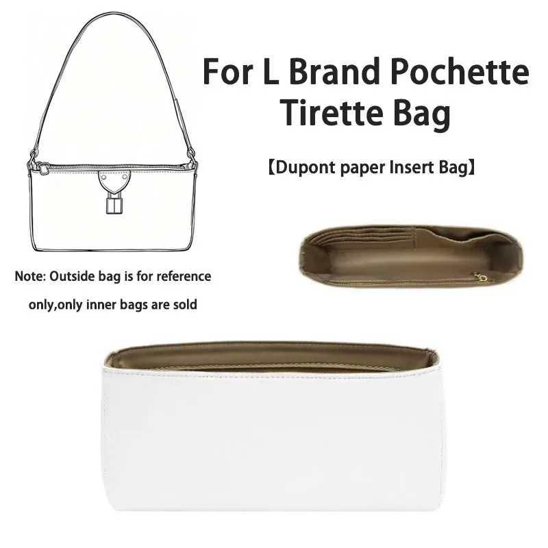 EverToner Fits For L Brand Pochette Tirette Bag Insert Organizer Travel Handbag Inner Pouch Portable Cosmetic Storage Bags