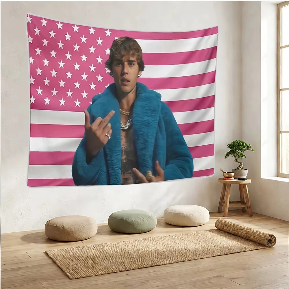 1pc Music Tapestry, Flat Print Wall Art Poster, Concert Themed Gift & Souvenir, Wall Decor for Bedroom, Living Room and Home