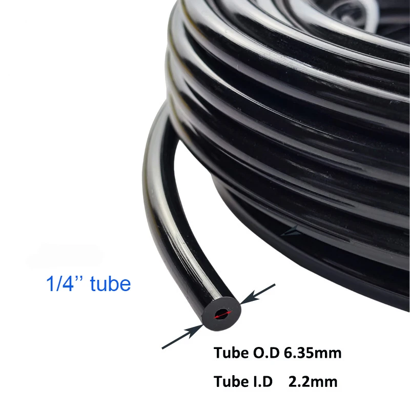 100M High Pressure 1/4 Inch Nylon Tube Pipe for Misting Cooling System