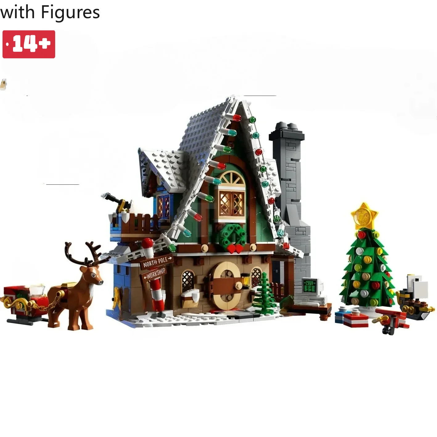 

2025 в наличии 10275 Fairy Club House 1197 шт. креативные сборные строительные наборы игрушки для детей друзей Рождественский подарок и игрушки