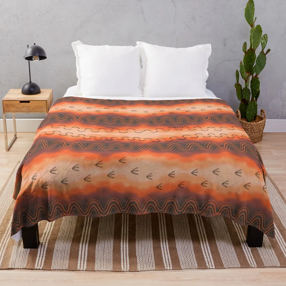 

Bush Tracks Throw Blanket Bed Fashionable Quilt Blankets