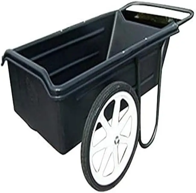 Dock Pro Dock Cart, 47 x 23 x 13-Inch, Ergonomic, Curved Handle, Marine Plastic Rim Wheels, 7 Cubic Feet, 300 lbs. Ca