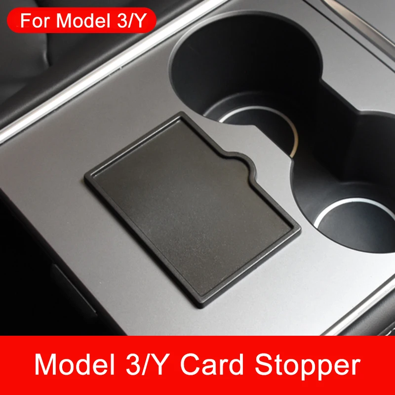 For Model 3/Y Car Start Card Key Trim Frame Holder Fixer Limiting Sticker For Tesla Model 3 Y Accessories