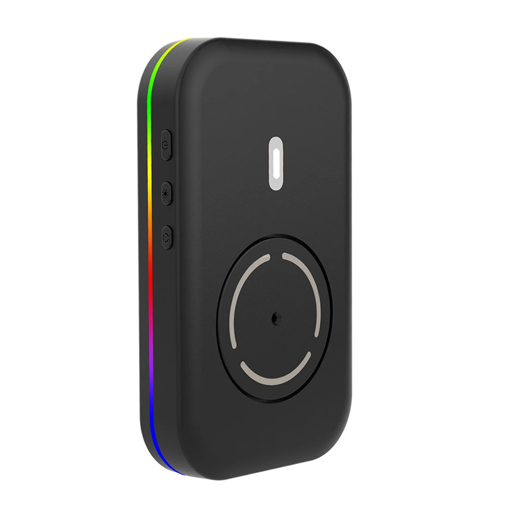 Undetectable Mouse Mover Jiggler 4 Modes Automatic Mouse Wiggler RGB Lights Mouse Moving Device No Software Required/Driver-Free