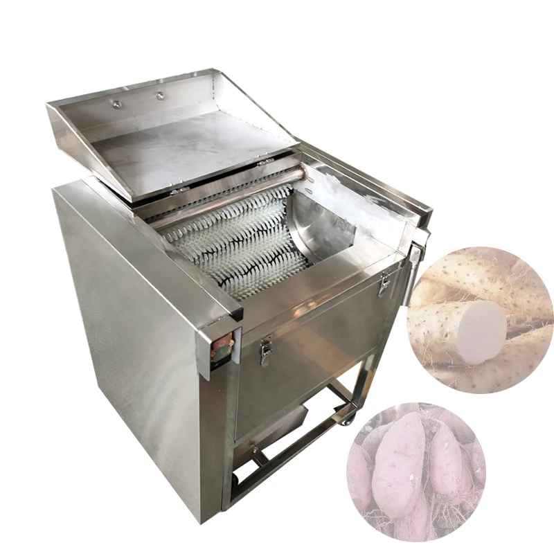 

High Speed Production Line Of Fruit And Vegetable Roller Washing Machine Commercial Cleaning Peeling All-In-One Machine