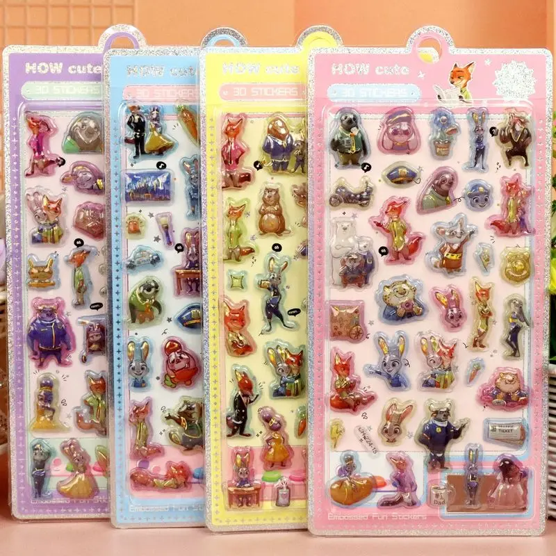 40-pezzi-adesivi-3d-kawaii-zootopia-con-rilievo-solido-decorazioni-per-telefoni-cellulari-adesivi-per-studenti-cancelleria-per-diari-creativi