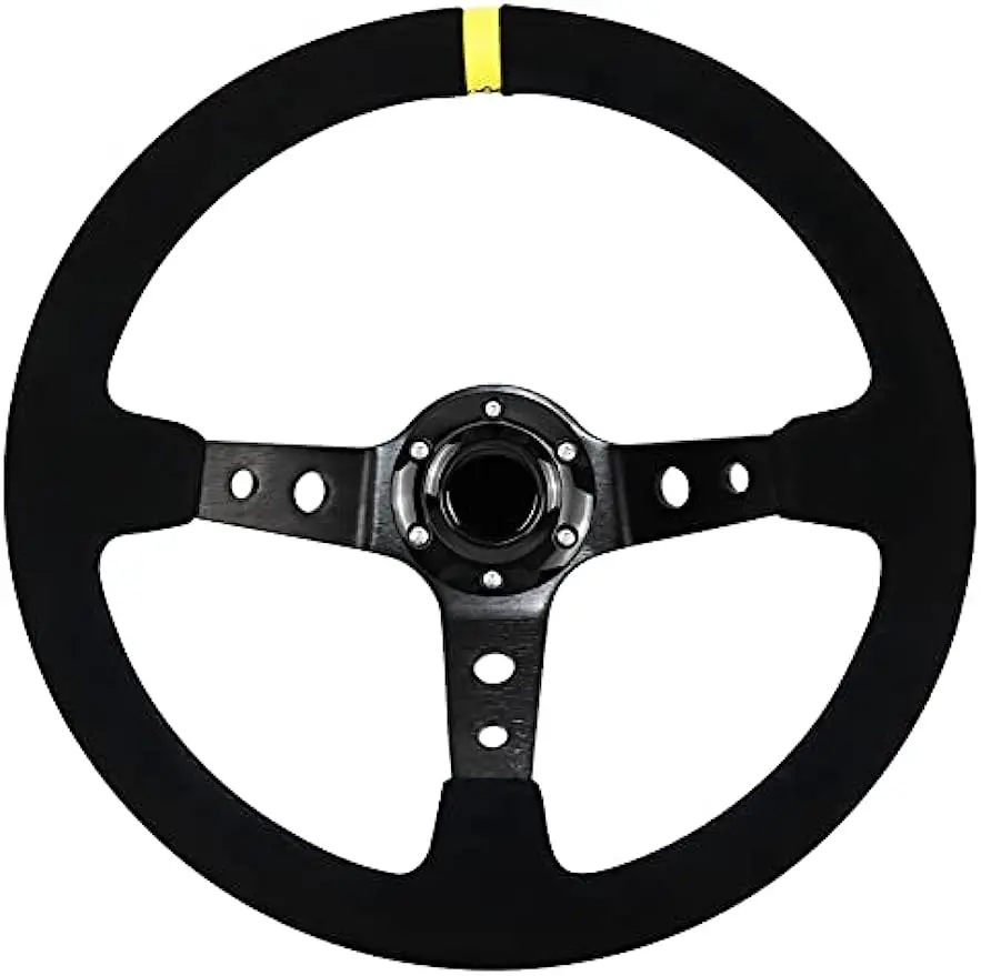 Universal Racing Steering Wheel Gaming Steering Wheel  with Horn Button for Race Motorsport Car Sim Driving with logo