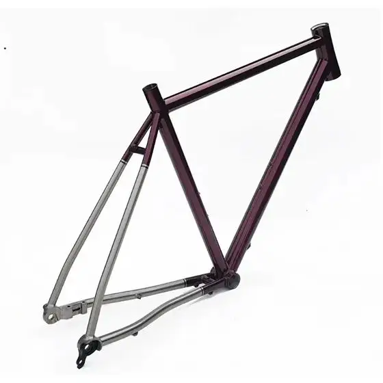 

Titanium Gravel Bicycle Frame, Red Road Bike Frame, Bottom Bracket, Bike Parts, BSA68