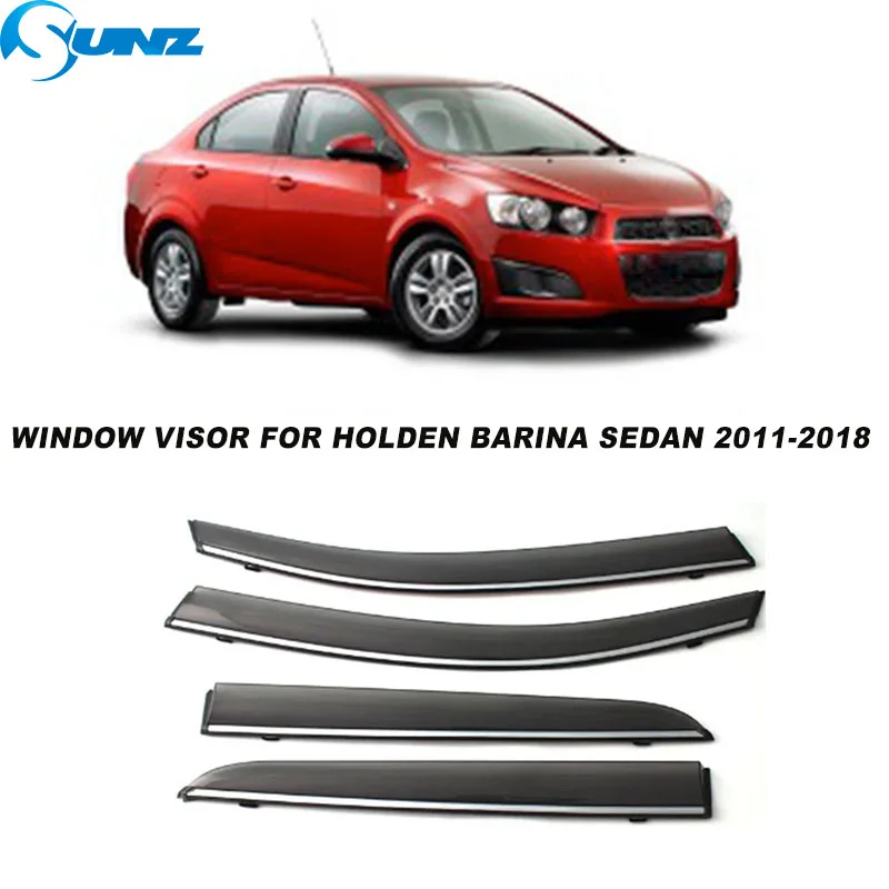 

Side Window Deflectors For Holden Barina Sedan 2011 2012 2013 2014 2015 2016 2017 2018 Car Window Visor Sun Rain Deflectors