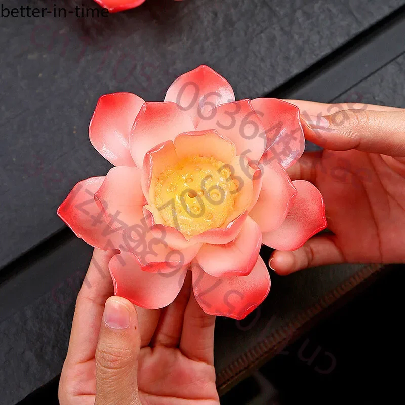 High Temperature Can Change The Color of Cultivable Lotus Flowers Resin