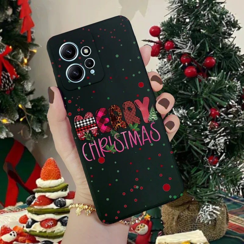 Christmas Santa Snow Case for VIVO V30 Lite Y17S V27E V25E Y21 Y03 Y16 Y18 Y22 Y27 Y28 Y33S Y35 Y36 Y51S Y72 Y52 Y21S Y22S Cover