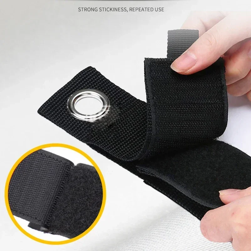 4pcs Heavy-Duty Storage Straps Reusable Extension Cord Organizer Cable Ties Hose Storage Accessory Holder Garage Organization image 4