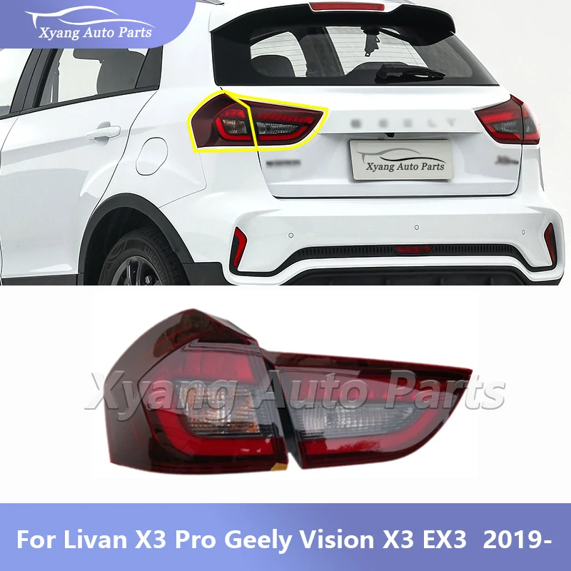 Original Rear Lamp Brake Light Assembly For Livan X3 Pro Geely Vision X3 EX3  2019- 1017033830 1017033831 101703383301695 101703