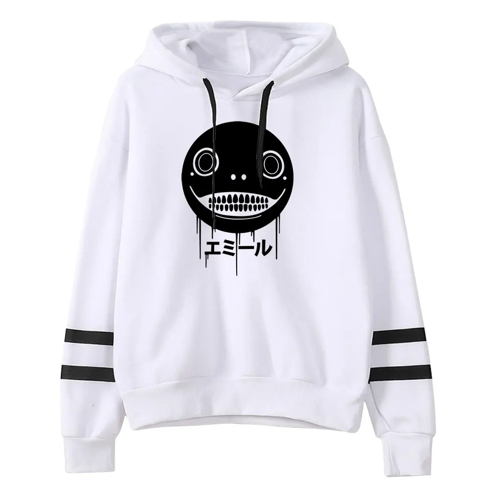 Emil Nier Automata Vintage 90s Pullover Hoodie Merch Hoodie Fashion Sports Pullover Pullover Sweatshirt Fashion