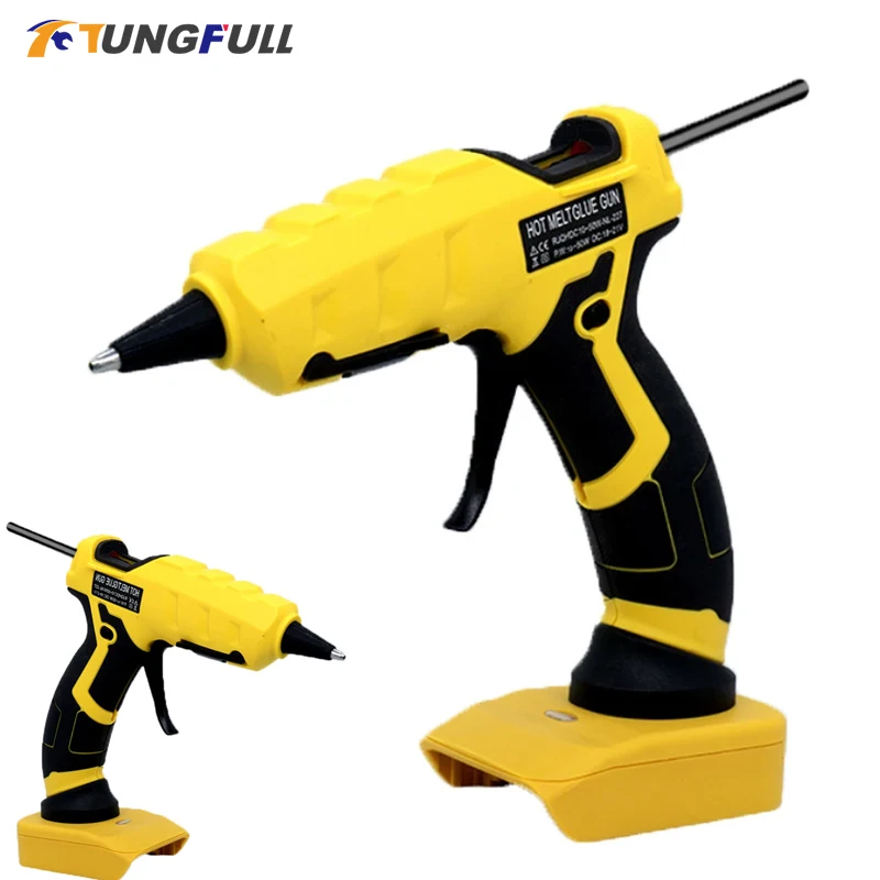 

Electric Hot Melt Glue Gun for Dewalt 20V 7mm Glue Stick Hot Melt Welding Hot Air Gun No Battery DIY Home Crafts Repair Tool