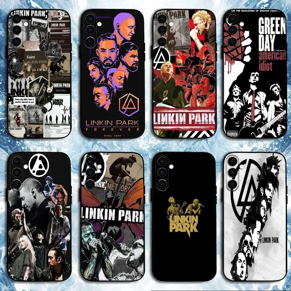 

park linkin Phone Case For Samsung Galaxy A73,A72,A71,A70,A53,A52,A51,Others Soft Black Shell