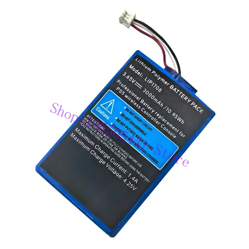Built-in 3000mAh LIP1708 battery for Sony PS5 LIP1708 game controller