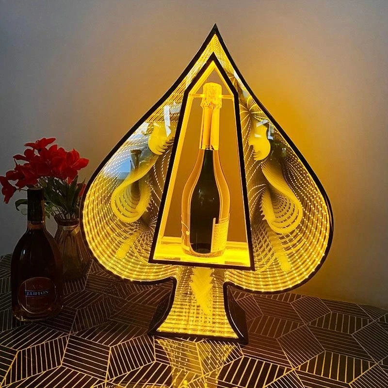 

Зарядная светодиодная подставка для вина для Blacklight, шампанского и красного вина, креативная подставка для бара