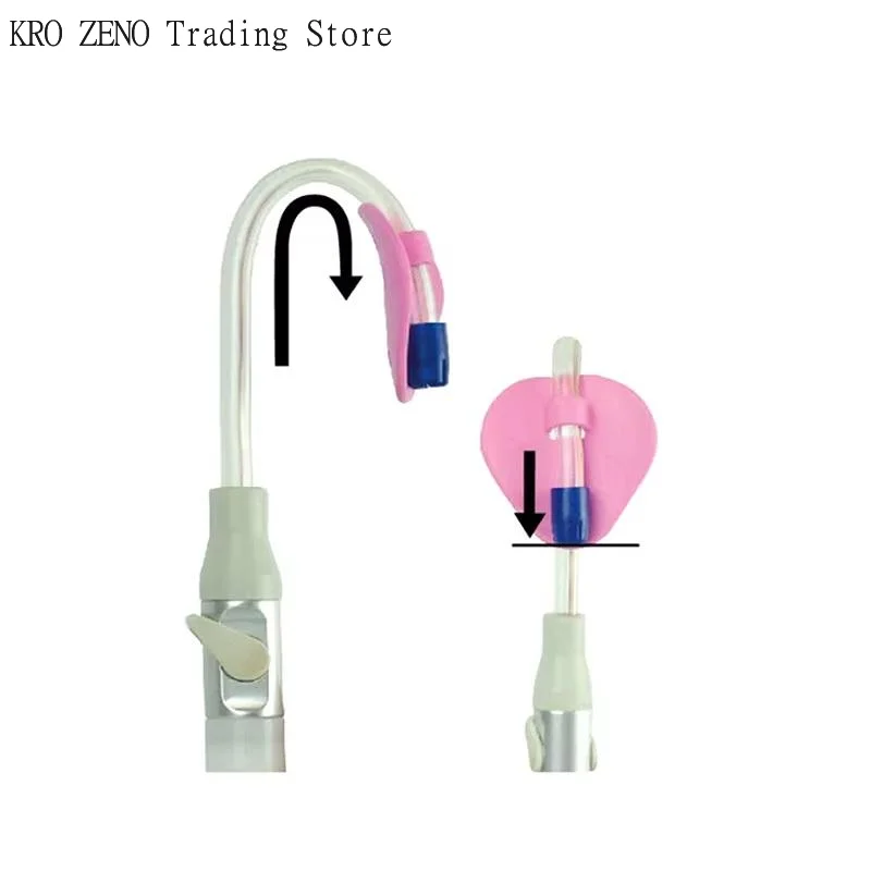🔝Dental Saliva Ejector 10 Pcs Flexible Suction Tube Comfortable Tongue Guard for Adult Oral Care Use✨ view 6